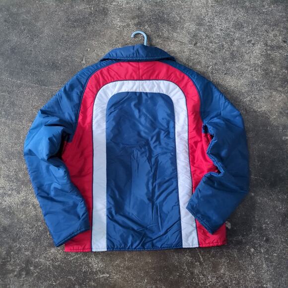 Vintage Sears Jacket Womens L Blue Full Zip Lined Ski Snow Winter Field - Picture 3 of 9